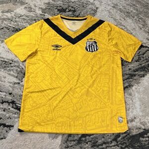 Umbro Santos FC 2024-25 Third Jersey Neymar Jr #10 Yellow XL